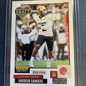 SHEDEUR SANDERS - 2025 NFL Panini Instant NFL DRAFT NIGHT Cleveland Browns
