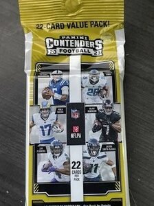 2023 Panini Contenders Football 22 Card Jumbo Value Cello Sealed Fat Pack