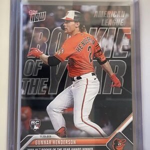 2023 Topps Now Rookie Of The Year Gunnar Henderson #OS-10 Baltimore Orioles