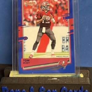 2020 Donruss #230 Tom Brady Press Proof Blue