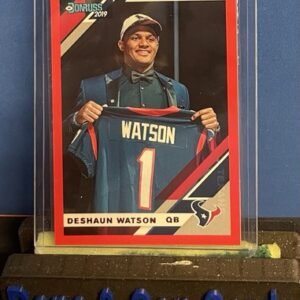 2019 Donruss Deshaun Watson Red Parallel Press Proof Variation Texans #106V