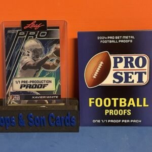 2024 Leaf Pro Set Metal Proof Pulsar Goin’ Pro Blue  | Xavier White Rc (1/1)