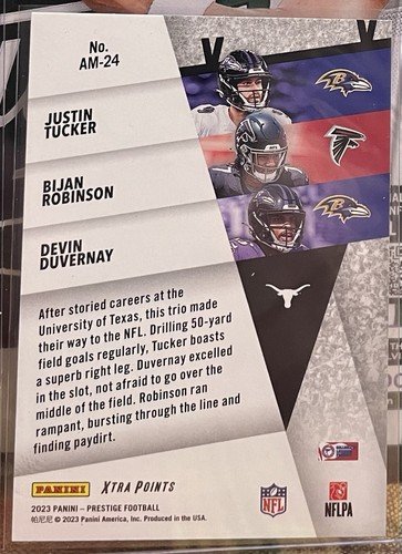 2023 PANINI PRESTIGE FOOTBALL XTRA POINTS ALMA MATERS TEXAS LONGHORNS #AM-24 - Image 2