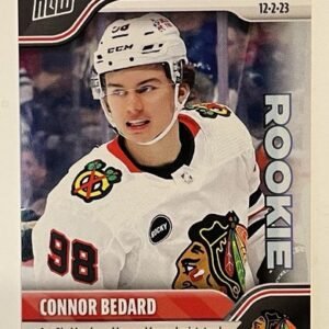 Connor Bedard RC 2023-24 NHL TOPPS NOW Sticker #52 Rookie RC Record Streak