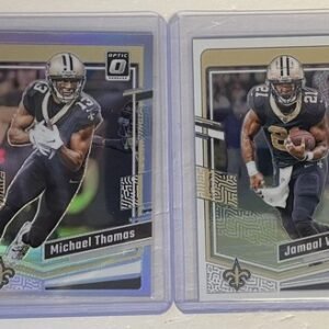 2023 Panini Donruss Optic - #137 Michael Thomas HOLO & Jamaal Williams 2 Cards