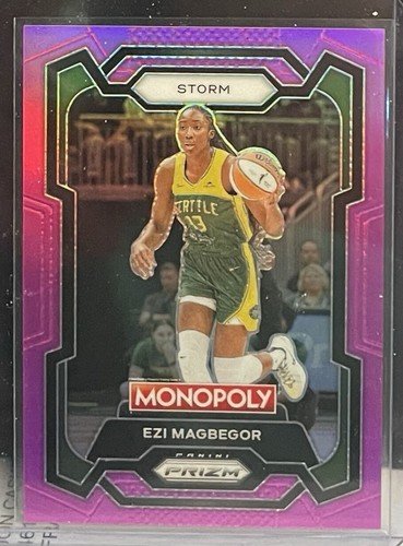 2024 Panini Prizm Monopoly WNBA #8 EZI MAGBEGOR Pink 079 /149 Seattle Storm
