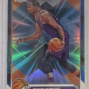 Kevin Durant 2024 Topps Chrome Blue Refractor