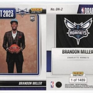 23/24 2023 Panini Instant NBA Draft Night #2 Brandon Miller Hornets /1489