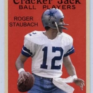 Roger Staubach 2021 #14 Cracker Jack   2 1/4" x 3" Ball Players Card
