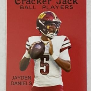 Jayden Daniels 2024 Cracker Jack  2 1/4" x 3" Ball Players Card NO BORDER #196