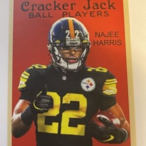 Najee Harris #10 Cracker Jack   2 1/4" x 3" Ball Players Card