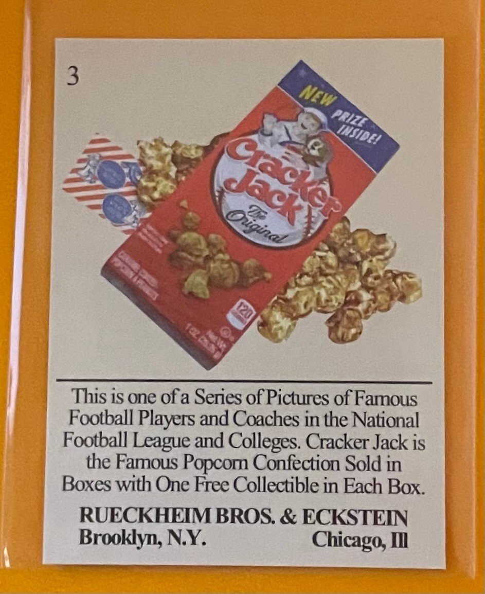 Mac Jones Cracker Jack Card #3 - Image 2