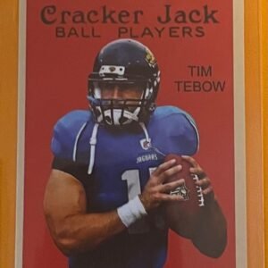 Tim Tebow  Cracker Jack Card  2 1/4" x 3" #9