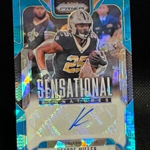 2024 Panini Prizm Sensational Signatures Blue Ice /99 Kendre Miller #SS-KMR Auto