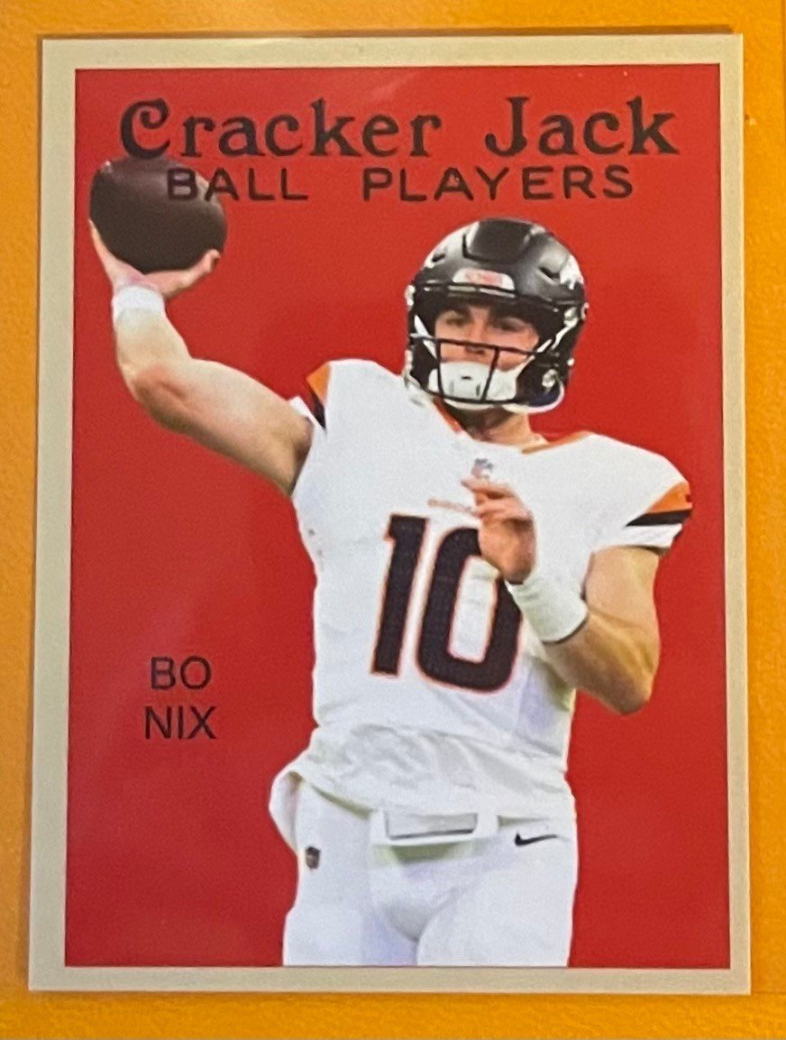 BO Nix | Denver Broncos Jack Card 2 1/4" x 3" #218