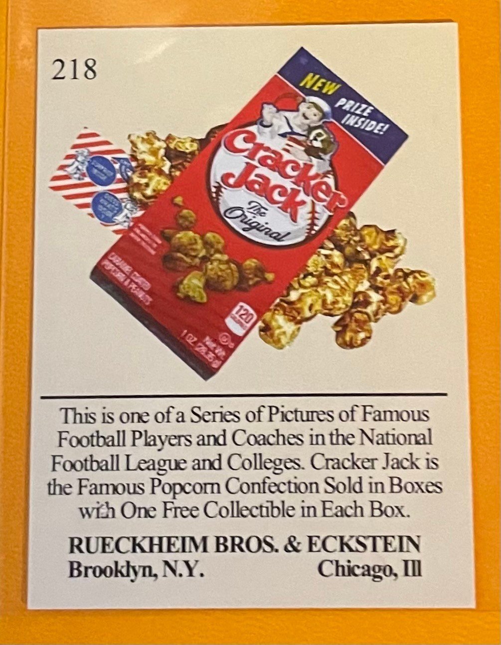 BO Nix | Denver Broncos Jack Card 2 1/4" x 3" #218 - Image 2