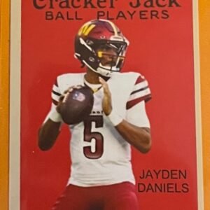 Jayden Daniels | Commanders Jack Card  2 1/4" x 3" #196 White Border