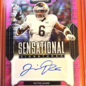 2025 Prizm Draft Picks Sensational Sigs Jeremiah Owusu-Koramoah #SS-JOK  10/15