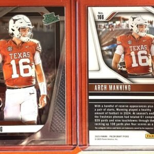 2025 Panini Prizm Draft Picks - Arch Manning 166 Silver Prizm Texas Rated Rookie