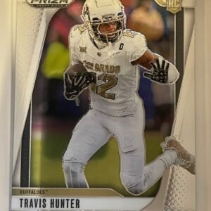 2025 Panini Prizm Draft Picks Silver Prizm #21 TRAVIS HUNTER Rookie Card RC
