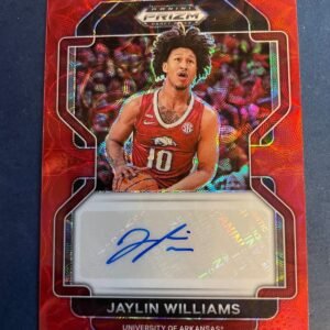 Jaylin Williams 2022- Prizm Draft Picks Red Prizm Auto 40/88