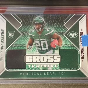 2022 Panini Breece Hall Rookies & Stars Cross Training Patch CT-BH Jets RC
