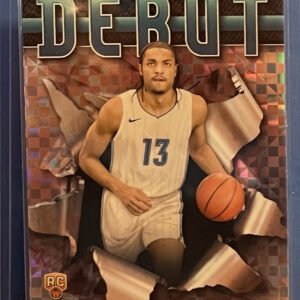 2023-24 Topps Finest Debut RARE Checkerboard Refractor D-8 Jett Howard