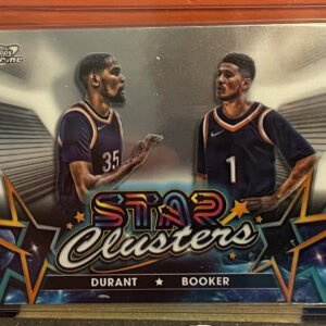 2024 Topps Chrome Cosmic #SC-4 Kevin Durant/Devin Booker Star Cluster - Pho Suns