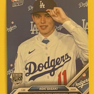 2023 Topps Now Rookie Roki Sasaki International Signing