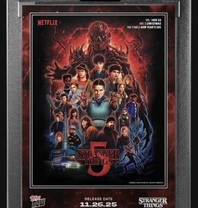 NEW 2025 Topps Now Stranger Things Season 5 Card #STRA *Pre-Order* Eleven Will