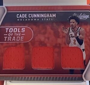 2022 Panini Chronicles Absolute Cade Cunningham Tools Of The Trade Jersey SP!!!