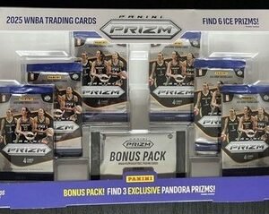 2025 Prizm WNBA Costco Bundle Sealed Box  6 Packs + 1 Bonus Pandora Pack