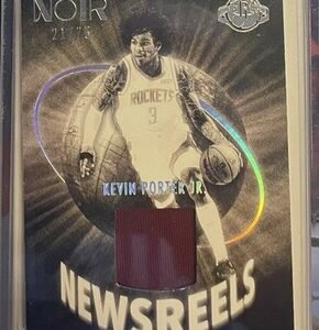2021-22 Panini Noir Newsreels Jerseys 21/75 Kevin Porter Jr #NWJ-KPJ