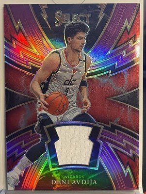 2020-21 Deni Avdija Panini Select Purple Sparks 24/99 #SP-DA Rookie RC