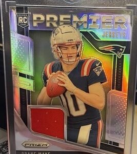 2024 Panini Prizm - Premier Jerseys Drake Maye #PJ-DME (MEM, RC)