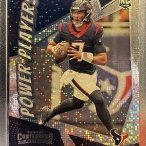 2023 CJ STROUD PANINI CONTENDERS #24 POWER PLAYERS RC SILVER GALACTIC